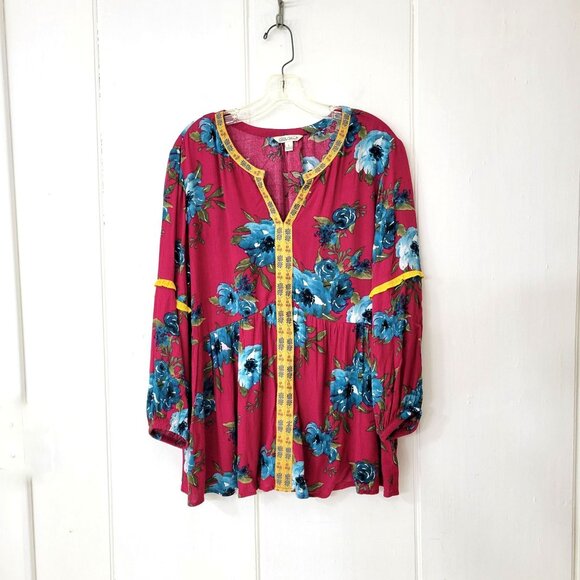 The Pioneer Woman Tops - The Pioneer Woman Floral Peasant Blouse Size Large